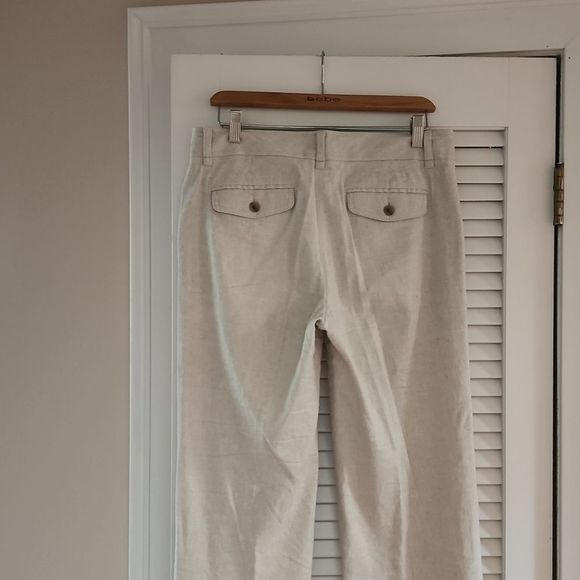 VEUC Sz 6 BR Linen Trousers - Picture 9 of 11
